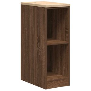 vidaXL Armoire de rangement de garage ch&ecirc;ne marron 30x51x85cm bois pin
