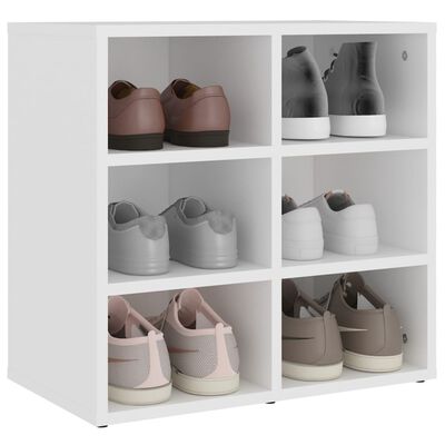 vidaXL Armoires à chaussures 2 pcs Blanc 52,5x30x50 cm