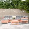 vidaXL Salon de jardin 7 pcs bois massif sapin de douglas