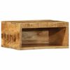 VidaXL Meuble TV mural 40x30x19 cm bois massif de manguier brut