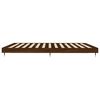 vidaXL Cadre de lit sans matelas chêne marron 200x200 cm
