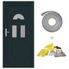 vidaXL Porte Frontale 110 x 210 cm PVC Anthracite
