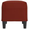 vidaXL Banc Rouge bordeaux 70x35x41 cm Similicuir