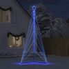 vidaXL Sapin de Noël à LED 615 LED bleu 404,5 cm