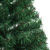 vidaXL Sapin de No&euml;l artificiel pr&eacute;-&eacute;clair&eacute; Vert 120 cm PVC