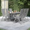 vidaXL Ensemble &agrave; manger de jardin 7 pcs Bois d'acacia solide