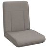 vidaXL Fauteuil de sol Taupe 50 x 73 x 60 cm tissu