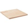 vidaXL Dessus de table 90x90x2,5 cm bois de pin massif