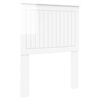 vidaXL T&ecirc;te de lit Blanc Brillant 75 cm Bois d'ing&eacute;nierie
