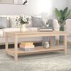 vidaXL Table basse 110x55x45 cm Bois massif de pin