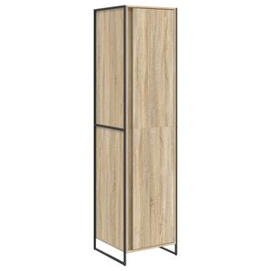 vidaXL Garde-robe 2 pcs Sonoma 50 x 50 x 200 cm Bois d'ing&eacute;nierie