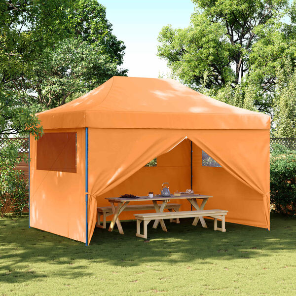 vidaXL Tente de f&ecirc;te Orange 279 x 410 x 315 cm Tissu Oxford
