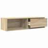vidaXL Meubles TV 2 pcs ch&ecirc;ne sonoma 100x31x25,5 cm bois d'ing&eacute;nierie