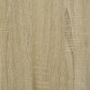 vidaXL Table basse Chêne sonoma 80x50x40 cm Bois d'ingénierie et fer