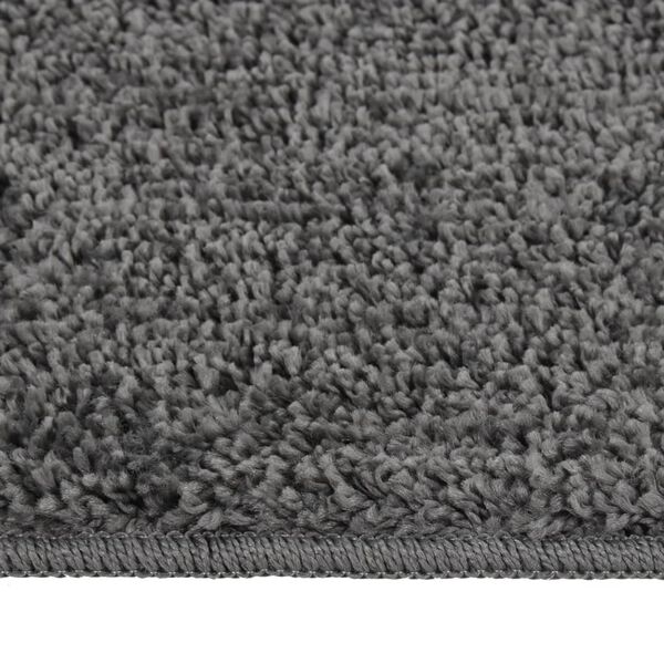 vidaXL Tapis shaggy antidérapant Gris 120x170 cm