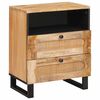 vidaXL Cabinet de chevet Naturel 50 x 33 x 62 cm Bois de mangue massif