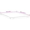 vidaXL Prot&egrave;ge-matelas blanc 160x200 cm imperm&eacute;able