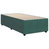 vidaXL Sommier &agrave; lattes de lit avec matelas Vert fonc&eacute; 100x200 cm