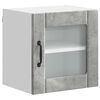 vidaXL Armoire de cuisine Lucca 2 pcs Gris b&eacute;ton 40 x 31 x 40 cm
