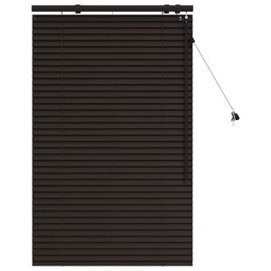 vidaXL Store V&eacute;nitien Marron fonc&eacute; 95 x 130 cm 35 mm