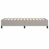 vidaXL Cadre de lit sans matelas gris clair 80x200 cm tissu