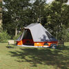 vidaXL Tente Tipi familiale Gris et orange 466 x 310 x 240 cm