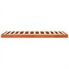 vidaXL Cadre de lit sans matelas cire marron 120x190cm bois pin massif