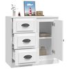 vidaXL Buffet blanc 70x35,5x67,5 cm bois d'ingénierie