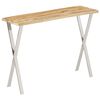 vidaXL Table console à live edge 105x33x76 cm bois de manguier massif