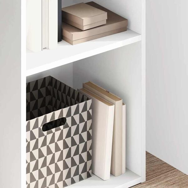 vidaXL Biblioth&egrave;que blanc 40x30x152 cm bois d'ing&eacute;nierie