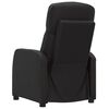 vidaXL Fauteuil inclinable Noir Similicuir