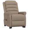 vidaXL Fauteuil de massage Cappuccino Similicuir