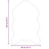 vidaXL Tapis en Fourrure Synth&eacute;tique de Lapin Olite Anthracite