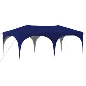 vidaXL Tente de f&ecirc;te pop-up Bleu 575 x 288 x 245 cm Tissu Oxford