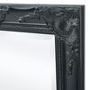 vidaXL Miroir mural style baroque 120x60 cm noir
