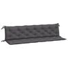 vidaXL Coussins de banc de jardin lot de 2 anthracite tissu Oxford