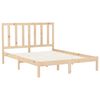 vidaXL Cadre de lit sans matelas 150x200 cm bois massif