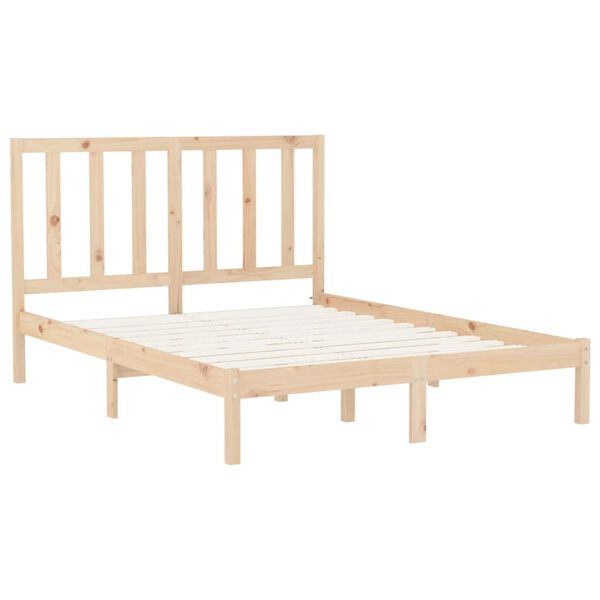 vidaXL Cadre de lit sans matelas 150x200 cm bois massif