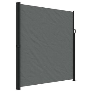 vidaXL Store lat&eacute;ral r&eacute;tractable Anthracite 220 x 300 cm