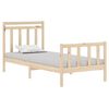 vidaXL Cadre de lit sans matelas 90x190 cm bois massif