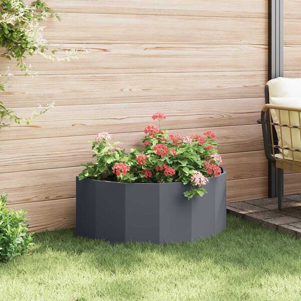 vidaXL Jardini&egrave;re Anthracite 90 x 45 x 35 cm Acier