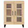 vidaXL Buffet haut Ch&ecirc;ne sonoma 69,5x34x180 cm Bois d'ing&eacute;nierie