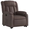 vidaXL Fauteuil inclinable marron similicuir