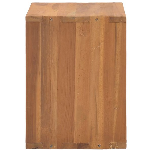 vidaXL Table de chevet 40x30x40 cm Bois de teck solide