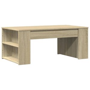 vidaXL Table basse ch&ecirc;ne sonoma 102x55x42 cm bois d'ing&eacute;nierie
