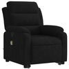 vidaXL Fauteuil de massage inclinable Noir Velours