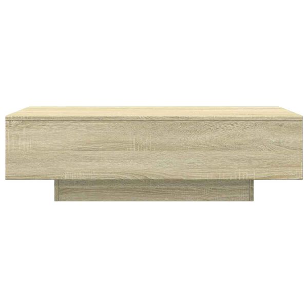 vidaXL Table basse chêne sonoma 100x49,5x31 cm bois d'ingénierie
