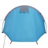 vidaXL Tente de camping tunnel 4 personnes bleu imperméable