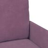 vidaXL Canap&eacute;s avec coussin 110cm Pourpre Contreplaqu&eacute;