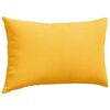 vidaXL Coussins de canapé 2 pcs Jaune clair 50 x 30 cm